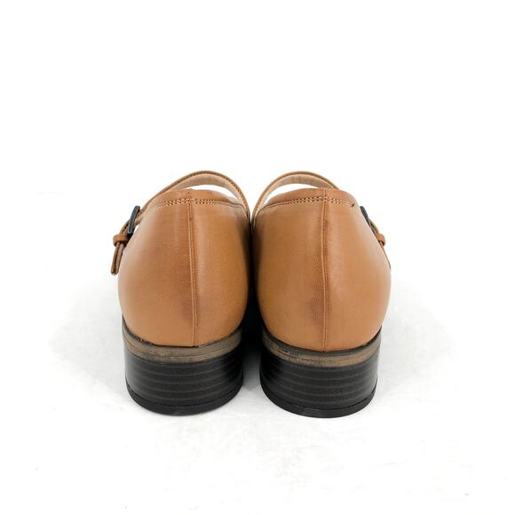 Soul Naturalizer Womens Ramona Mary Jane Flats US 11 Wide EU 42 Brown NIB - Picture 7 of 10